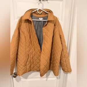 Tan Quilted Jacket
